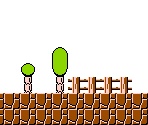 Background 2 (Trees) - Super Mario Bros.