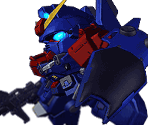 Blue Destiny Unit 02 Nimbus Custom - SD Gundam G Generation World