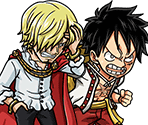 #3064 - Luffy & Sanji - One-Sided Duel - One Piece: Treasure Cruise