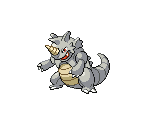 #0112 Rhydon (female) - Pokémon Black / White