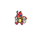 #0166 Ledian (female) - Pokémon Black / White
