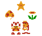 Items, Objects and NPCs - Super Mario Bros.