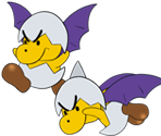 Jr. Troopa (Wings, Paper Mario-Style)
