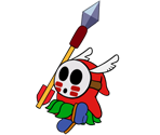 Spear Guy (Paper Mario-Style)