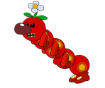 Wiggler (Angry, Paper Mario-Style)