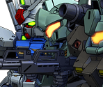 Gundam GP01 - GM Custom - GM Cannon II