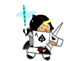 Knight Cookie (Knight of Spades)