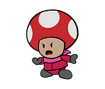 Rescue V Red (Paper Mario-Style)