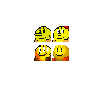 Pac-Man (Super Mario Bros. Crossover Icon-Style)