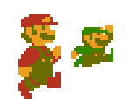 Mario and Luigi (SMB1 NES-Style)