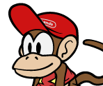 Diddy Kong (Paper Mario: Color Splash-Style)