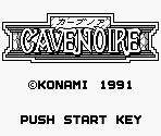 Konami Logos, Title Screen & Credits