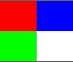 Test Mode Color Pattern Screen (VGA)