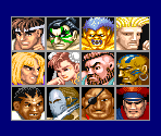 Character Select (Hyper Fighting/Turbo)