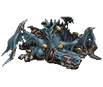 Dragon Zombie Blue