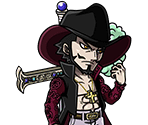 #2184 - Dracule Mihawk - Marineford at War: Master Swordsman