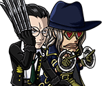 #2866 - Kuro & Django - Captains of the Black Cat Pirates