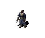 Monk in Heavy Armor with Axe