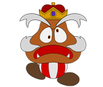 King Goomba / Goomboss (Paper Mario-Style)