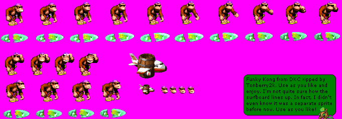 Donkey Kong Country - Funky Kong