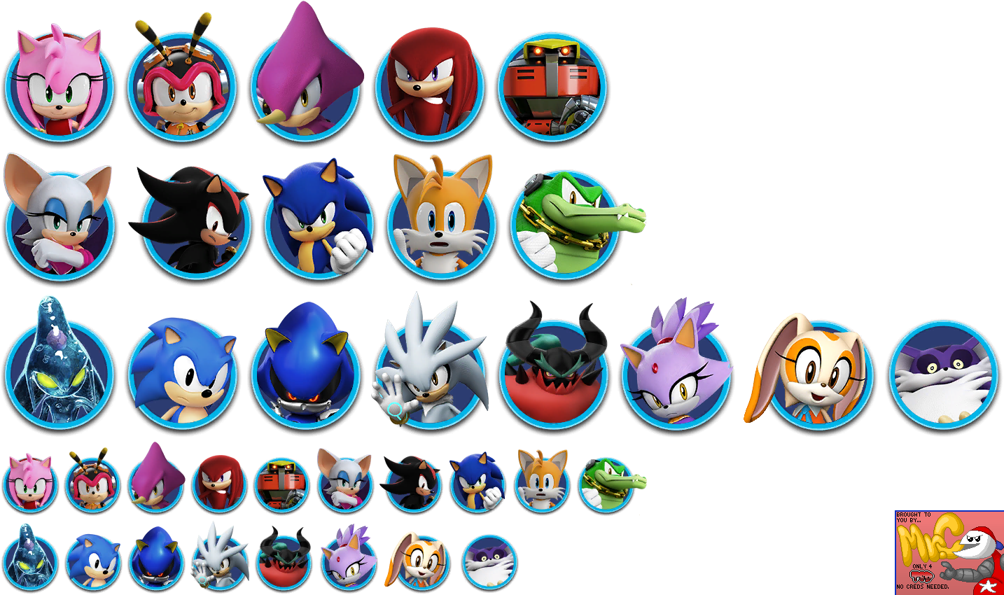 Sonic Forces: Speed Battle - Character Icons (Race)