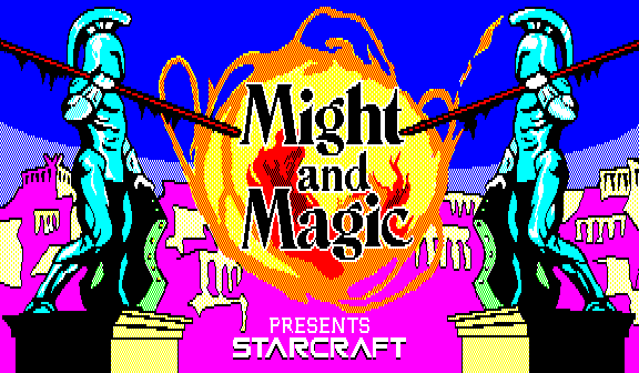 Might and Magic Book One: Secret of the Inner Sanctum - Title Screen