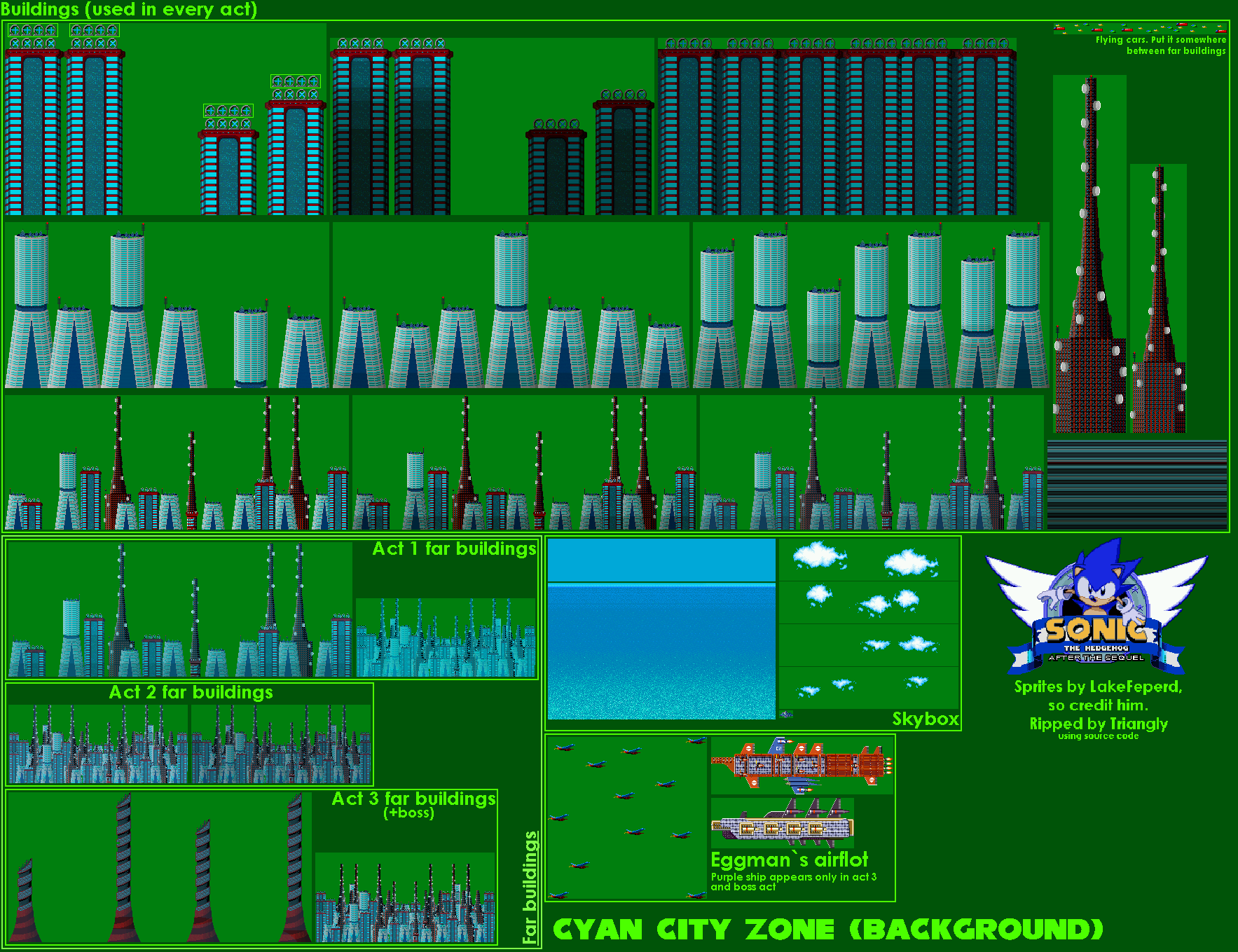 Sonic After the Sequel - Cyan City Zone