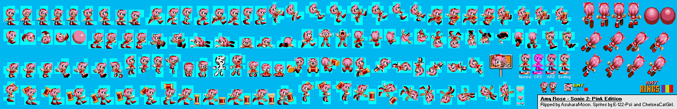 Sonic the Hedgehog 2: Pink Edition (Hack) - Amy Rose
