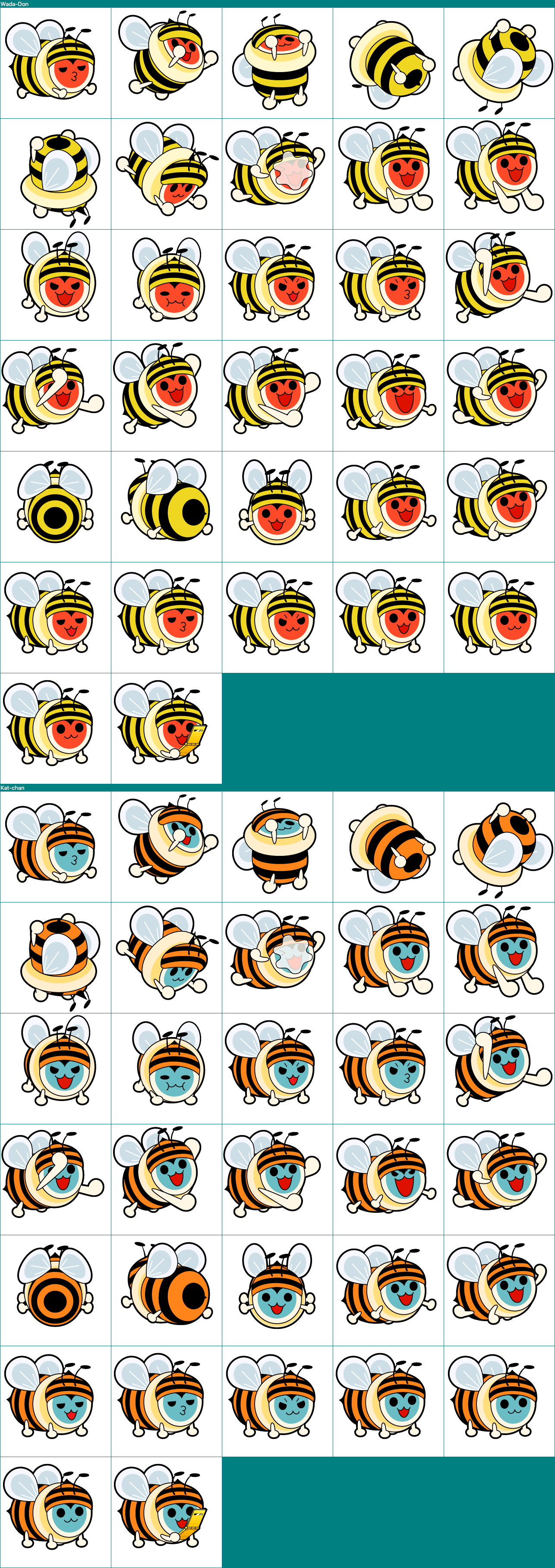 Taiko no Tatsujin Wii Dodoon to 2 Yome! - Honey Bee Don & Kat