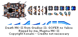 Gradius II: GOFER no Yabou - Death MK-II