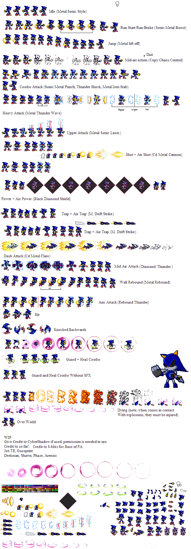 Sonic the Hedgehog Customs - Metal Sonic (Sonic Battle-Style)