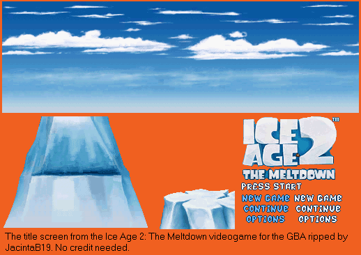 Ice Age 2: The Meltdown - Title Screen