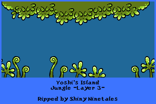 Super Mario World 2: Yoshi's Island - Jungle (Layer 3)