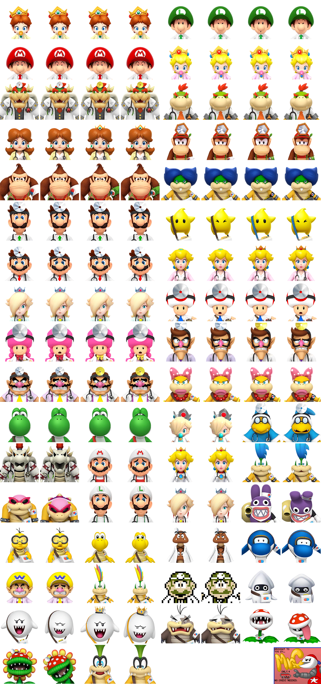 Dr. Mario World - Doctor Profile Icons