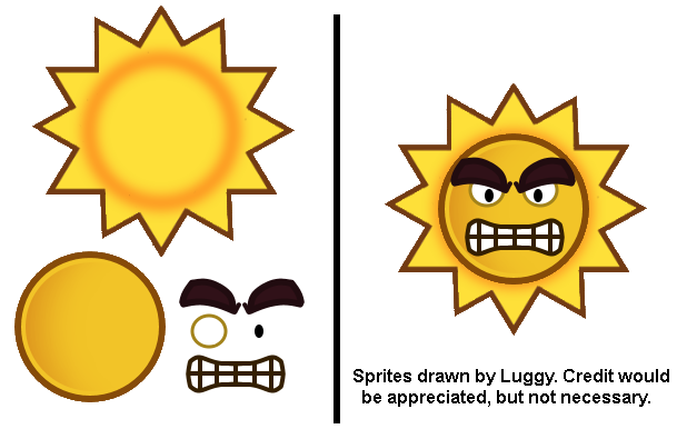 Mario Customs - Angry Sun (TTYD-Style)