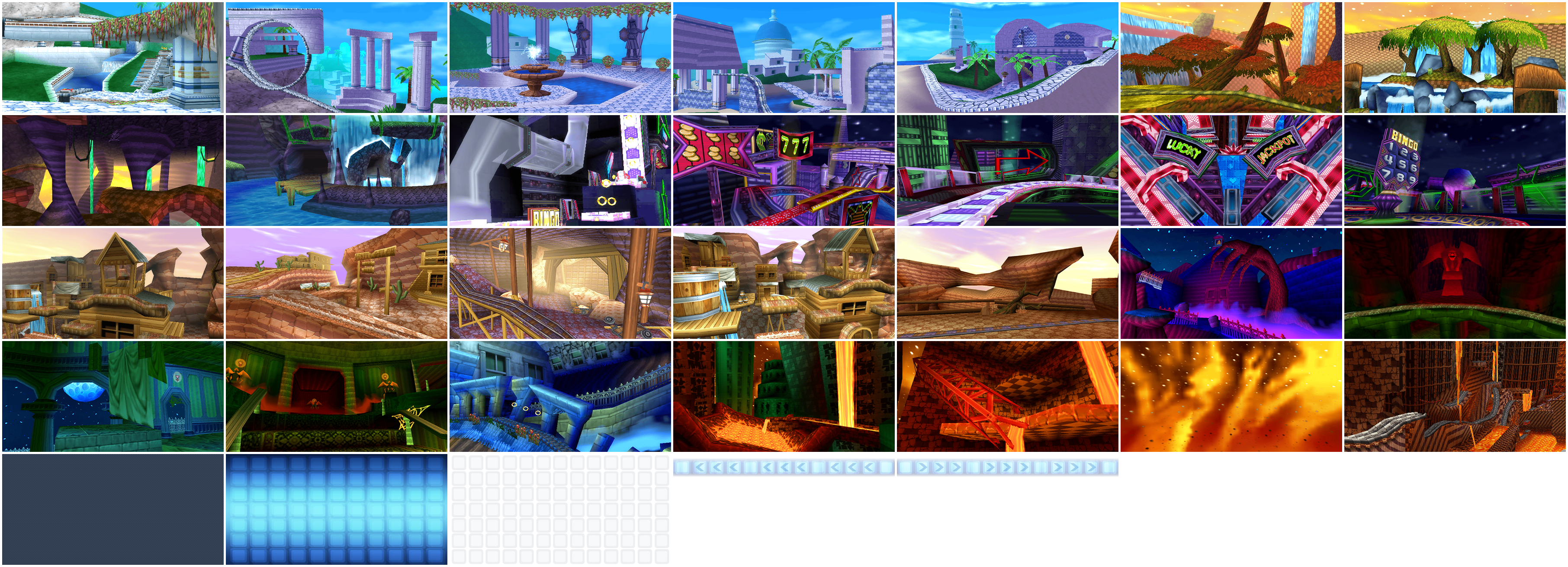 Sonic Rivals 2 - Backgrounds