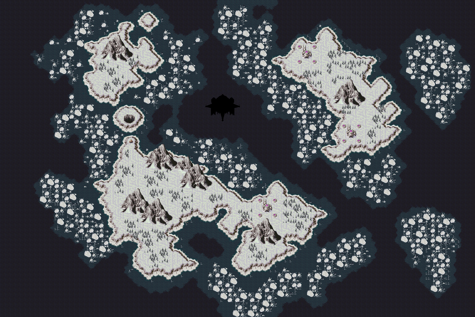 Chrono Trigger (Prototype) - Dark Ages Map (Pre-Disaster)