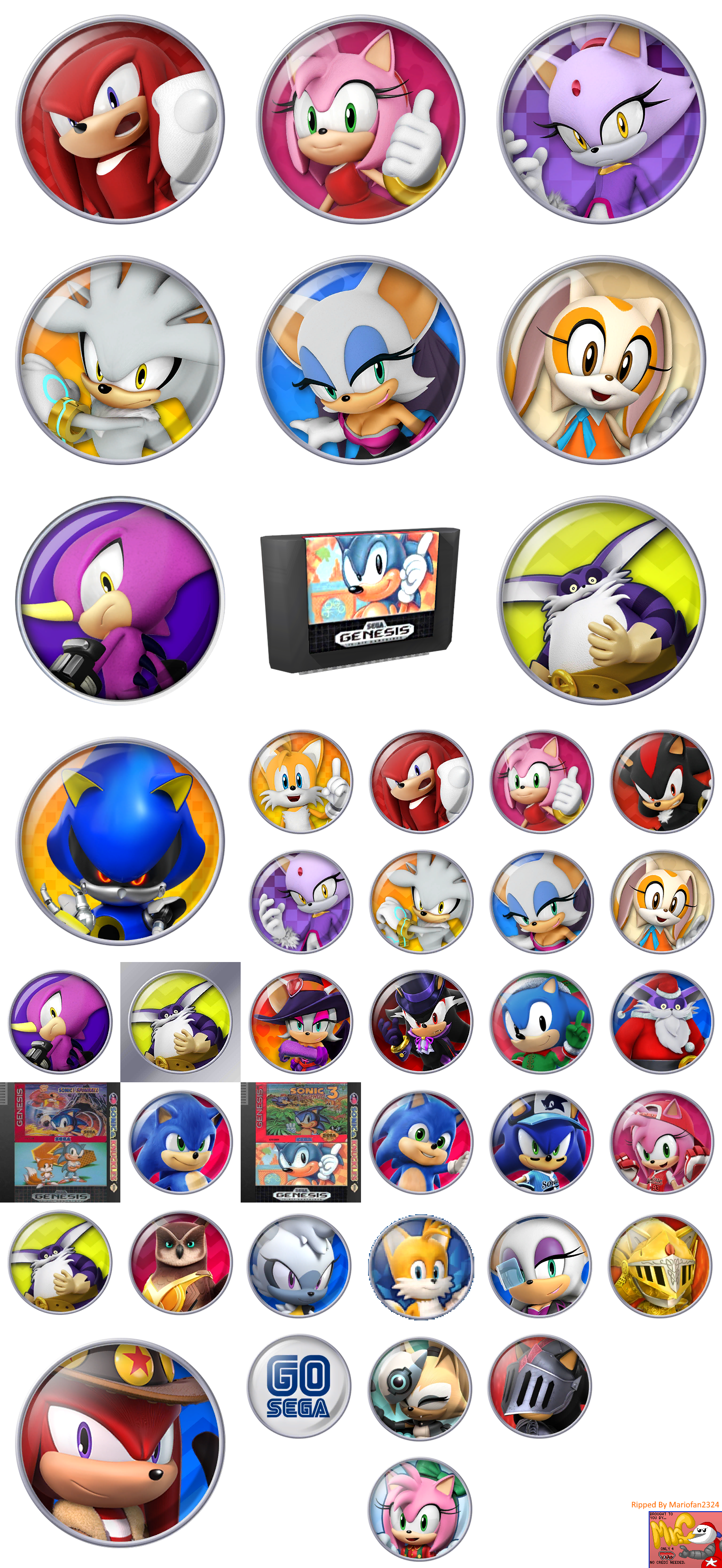 Sonic Dash - Character Tokens