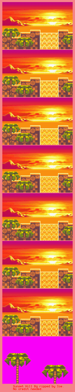 Sonic Advance 3 - Sunset Hill (Animated)