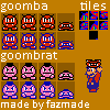 Mario Customs - Goomba & Goombrat (Super Mario Bros. 2 NES-Style)