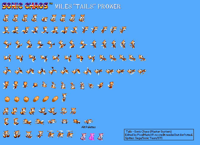 Tails (Sonic Chaos May 17, 1993 Prototype, Expanded)