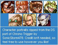 Chrono Trigger - Character Portraits