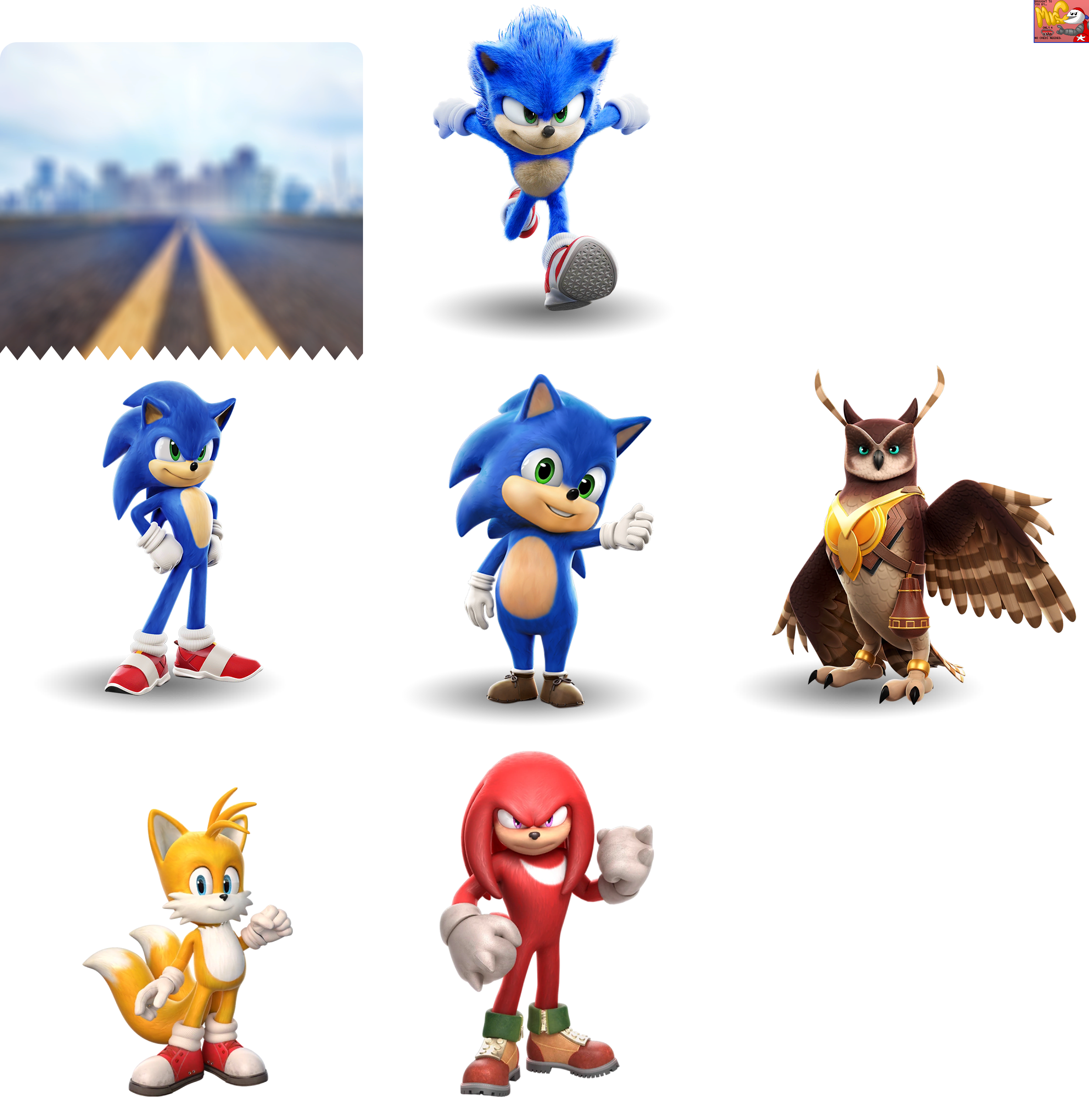 Sonic Movie Event Graphics