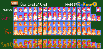 Mario Customs - Peach (Super Mario Bros. 1 NES-Style)