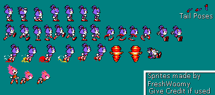 Sonic the Hedgehog Customs - Blaze (Sonic Pocket Adventure-Style)