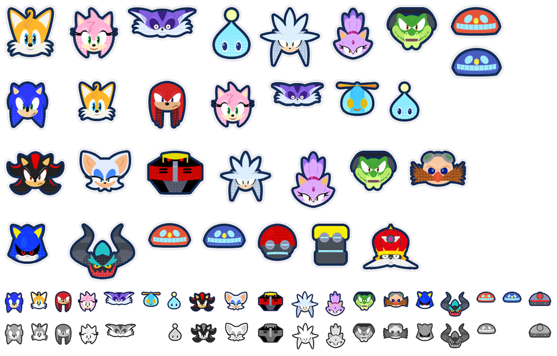 Team Sonic Racing - Character Icons