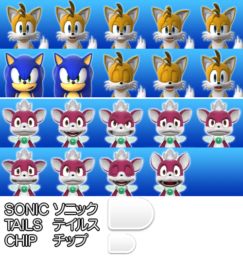 Sonic Unleashed - Character Talk Icons