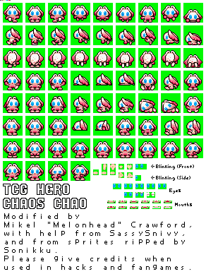 Sonic the Hedgehog Customs - Hero Chaos Chao (TCG-Style)