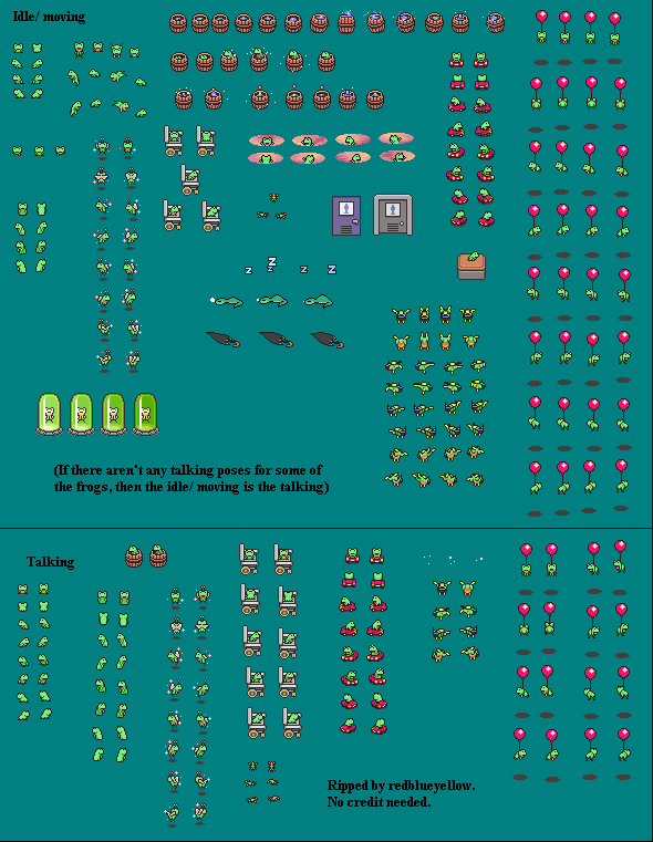 Game Boy Advance - Mother 3 - Saving Frog - The Spriters Resource