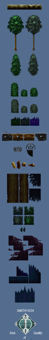 Castlevania: Symphony of the Night - Forest Introduction Objects